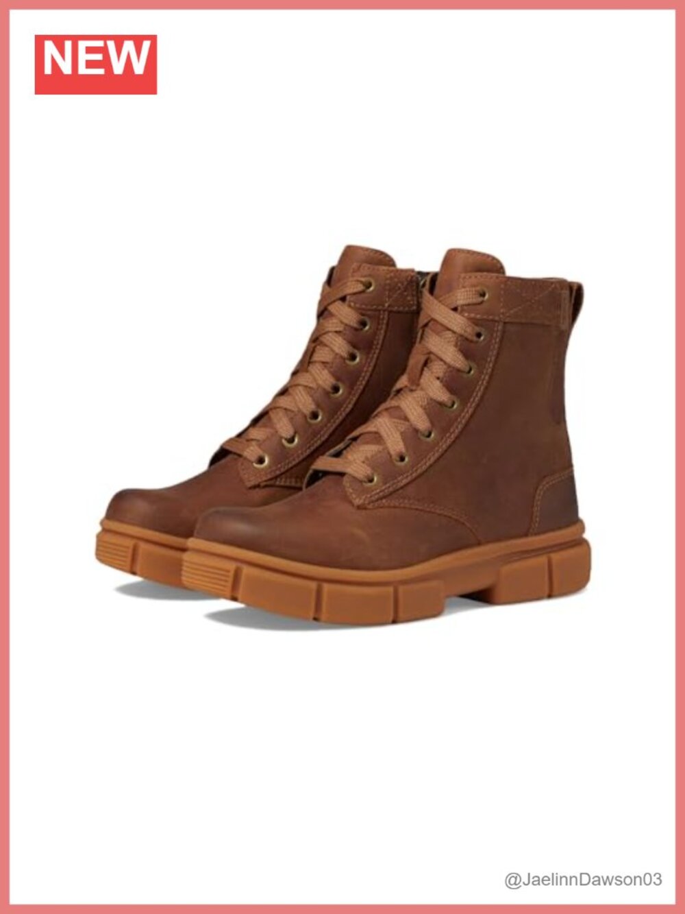 SOREL Women's Explorer STRT Lace Up Leather Winter Snow Boot